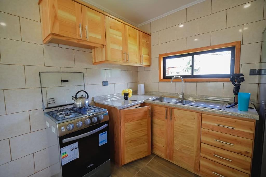 Moderna Cabana En Вильяррика Экстерьер фото