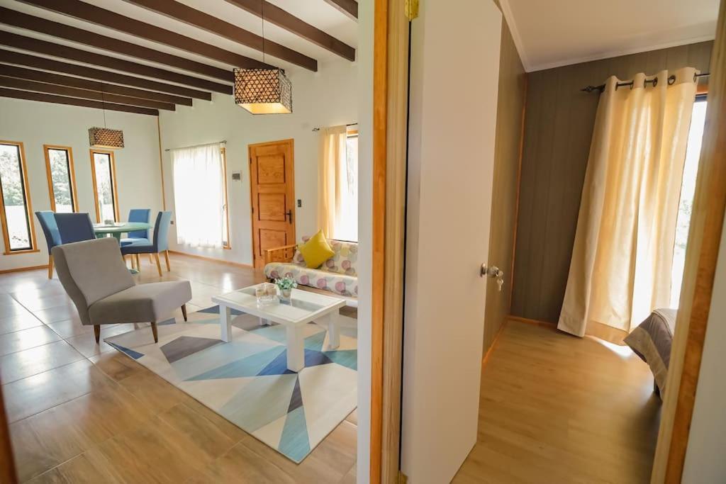 Moderna Cabana En Вильяррика Экстерьер фото