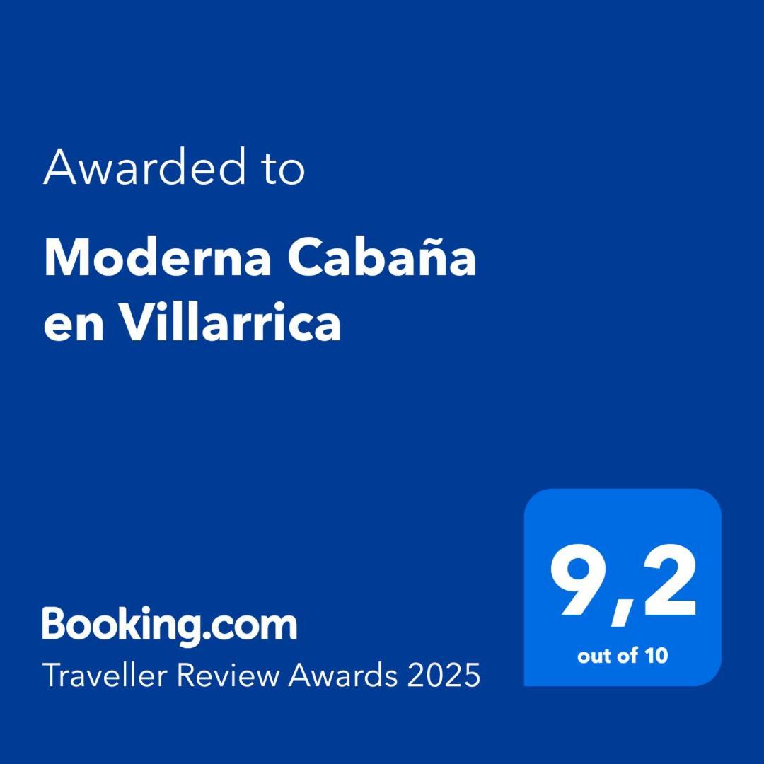 Moderna Cabana En Вильяррика Экстерьер фото